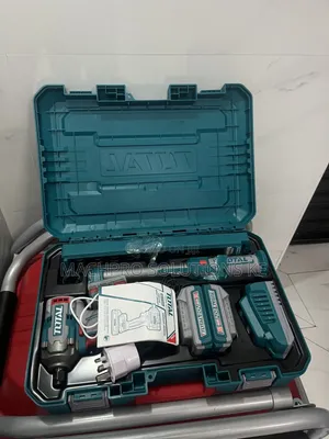 Total 20V Cordless Impact Wrench & Mwanga wa Kazi Seti