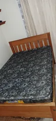 4x6 Bed Frame and 8-inch Mattress - 1