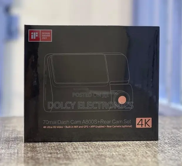 70mai Dash Cam A800S + Rear Cam Set 4K - 1