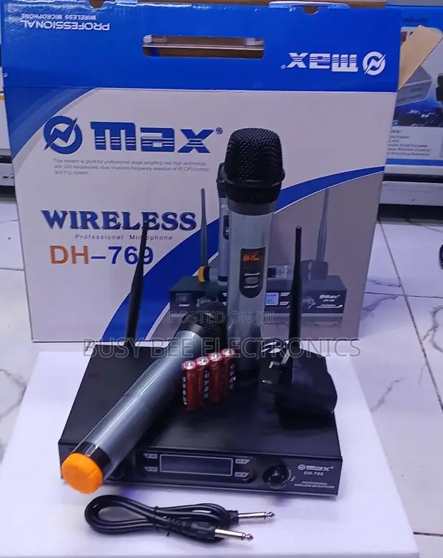 Omax DH-769 UHF PLL Wireless Microphone - 1