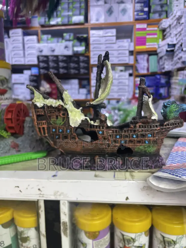 Brand New Ornamental Aquarium Boat - 1