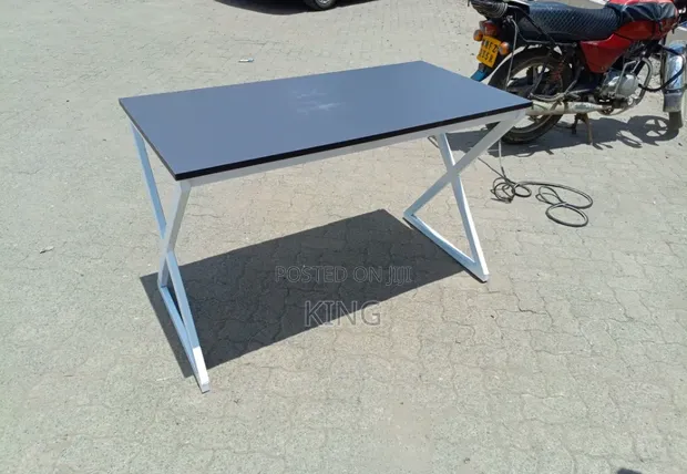 1.2m Office Desk with Metallic Frame - 1