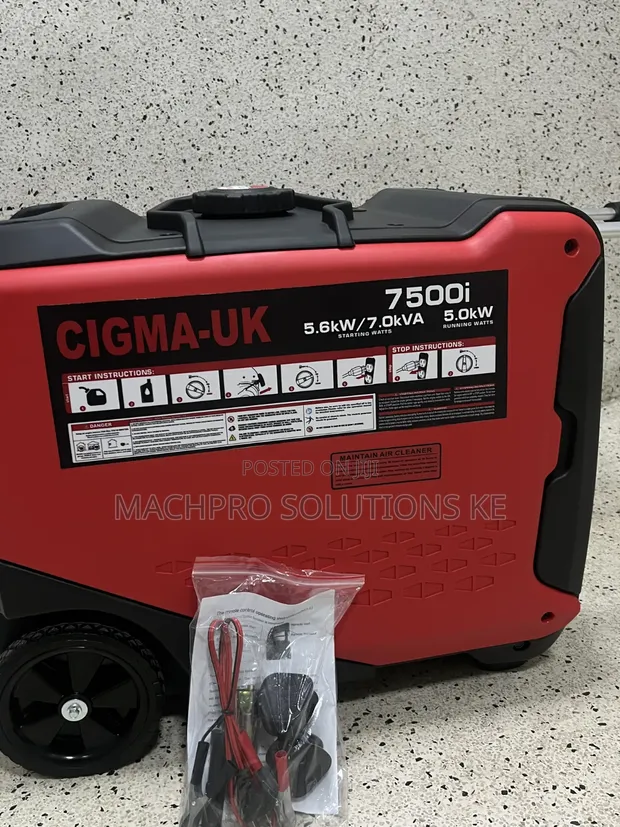 CIGMA-UK 7500i Silent Inverter Generator - 5.6kW - 1
