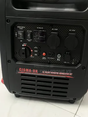 Heavy Duty CIGMA-UK 7500i Generator - 5.0kW Running Watts