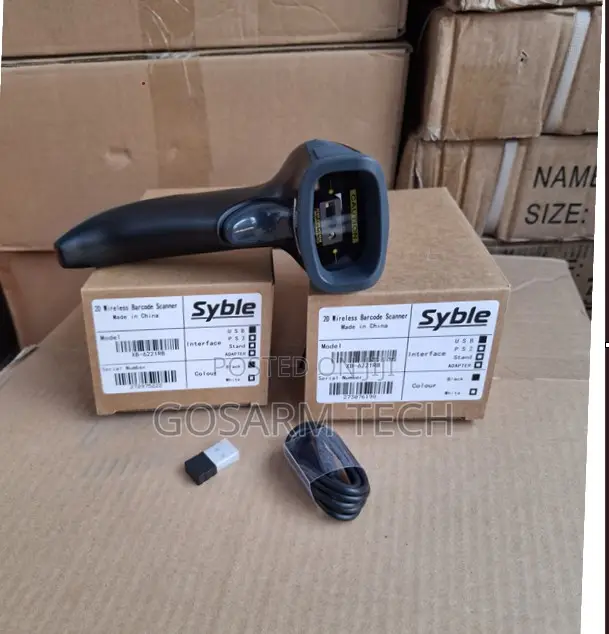 XB-6221RB 2D Wireless Barcode Scanner QR Code Reader - 1