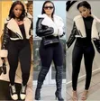 Jaketi ya Wanawake Nyeusi & Cream - Zara Wears - 2