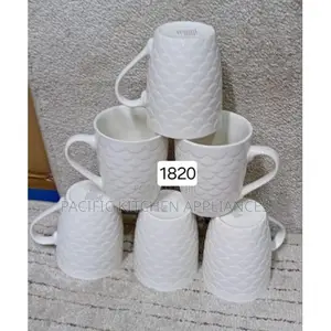 6 Piece Classic Ceramic Coffee/Tea Mugs