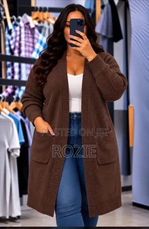 Cardigan Nyeupe Ndogo ya Wanawake - 11Kn