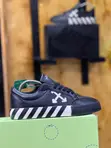 Off-White Low Vulcanized Leather Sneaker - 2