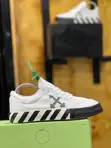 Off-White Low Vulcanized Leather Sneaker - 4