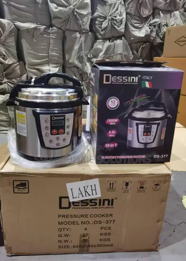6 Litre Dessini Pressure Cooker - 1