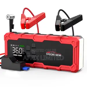 12V Portable Car Jump Starter & Inflator 6000A Peak