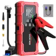 12V Portable Car Jump Starter & Inflator 6000A Peak - 2