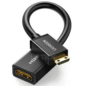 LITTECH Ugreen Mini HDMI to HDMI Adapter Cable 22cm