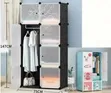 4 Column Plastic Wardrobe - 2