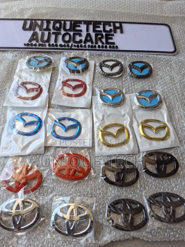 Steering Wheel Logo Decals for Mazda / Toyota - 1