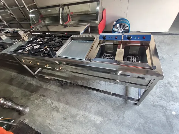 3-in-1 Commercial Cooking Range - 1