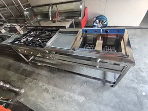 3-in-1 Commercial Cooking Range