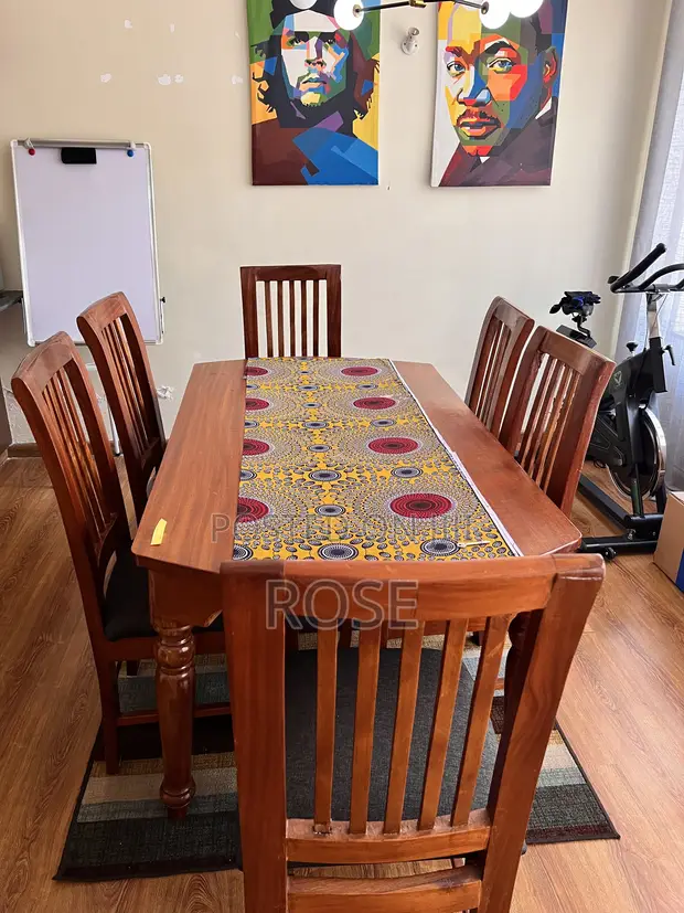 Mahogany Dining Set (6 Seater) - 1