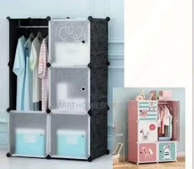 3 Column Plastic Wardrobe - 1