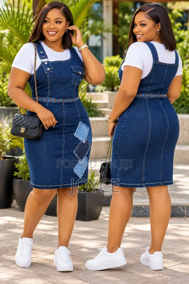 Women's Jeans Dungaree Set - 1
