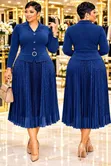 Miyaki Pleated Dress - 4