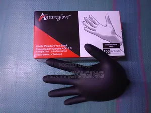 Gloves Nyeusi za Nitrile