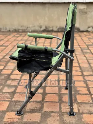 Kiti cha Kambi chenye Pedi, Kinga ya Maji, na Kipochi cha Vinywaji