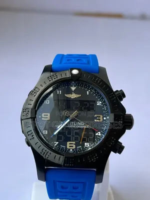 Executive Breitling Watch - Digital & Analogue Combo