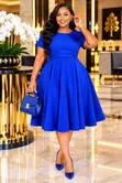 Skater Knee Length Dress - Mpya Kabisa - 1