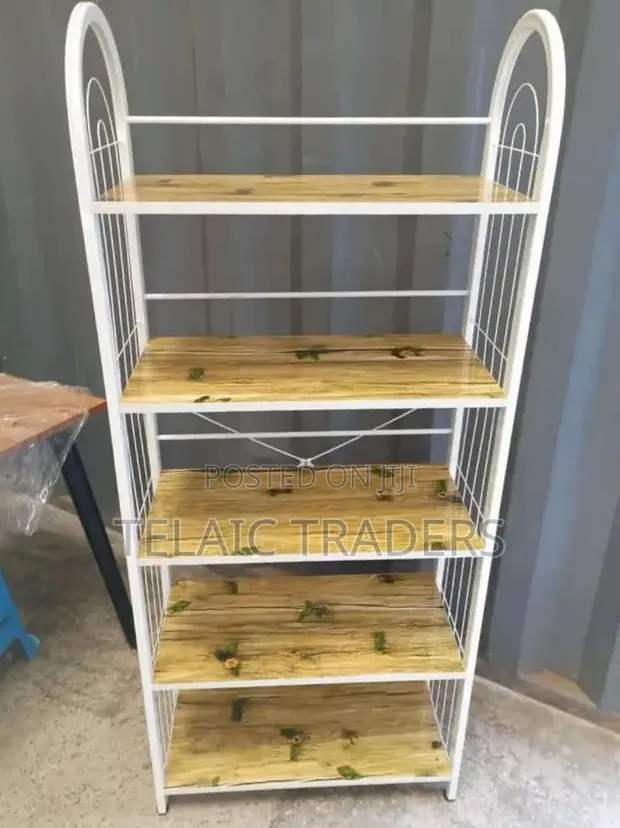 5-Layer Wooden Shoe Rack - 1