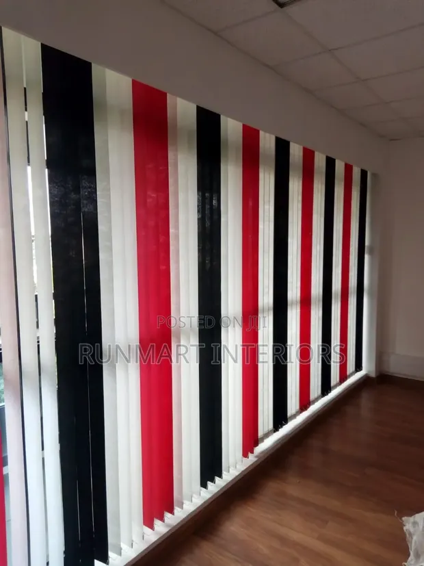 Vifuniko vya Dirisha vya Ofisi (Vertical Blinds) - Tunaleta na Kufunga - 1