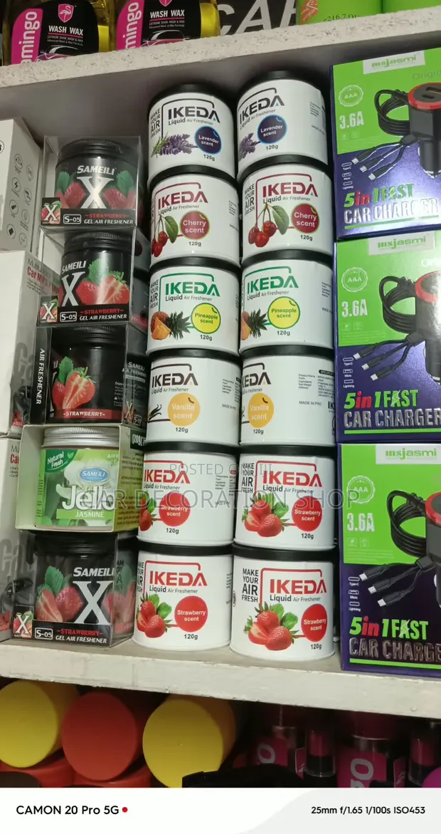 Ikeda Harufu Kali ya Kudumu 120g - Kisafishaji Hewa cha Nyumbani & Gari - 1