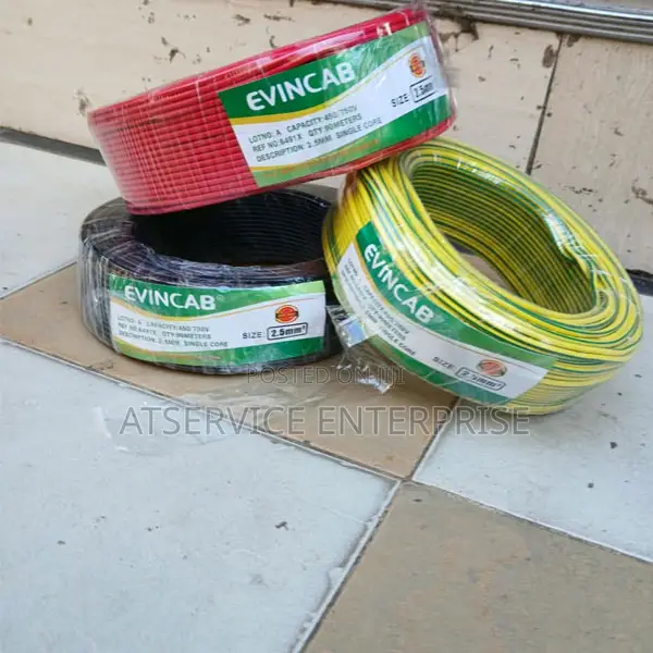 EVINCAB 2.5mm2 Kebo ya Nyumba ya Msingi Mmoja - 90m - 1