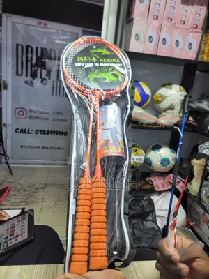 Badminton Rackets with Shuttlecocks
