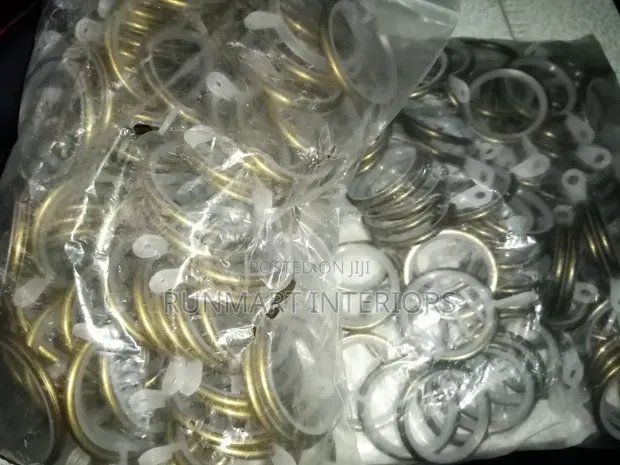 Runmart Home Curtain Rod Rings - Brand New - 1
