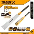 Tolsen 12-Inch Double Edge Pull Saw for Flush Cuts - 2