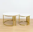 Marbella Gold Nesting Table Set (2) - 2