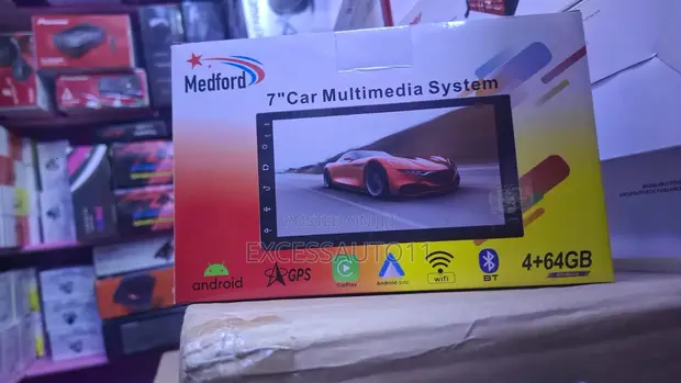 Brand New Medford 7" Car Multimedia System (4GB RAM, 64GB ROM) - 1