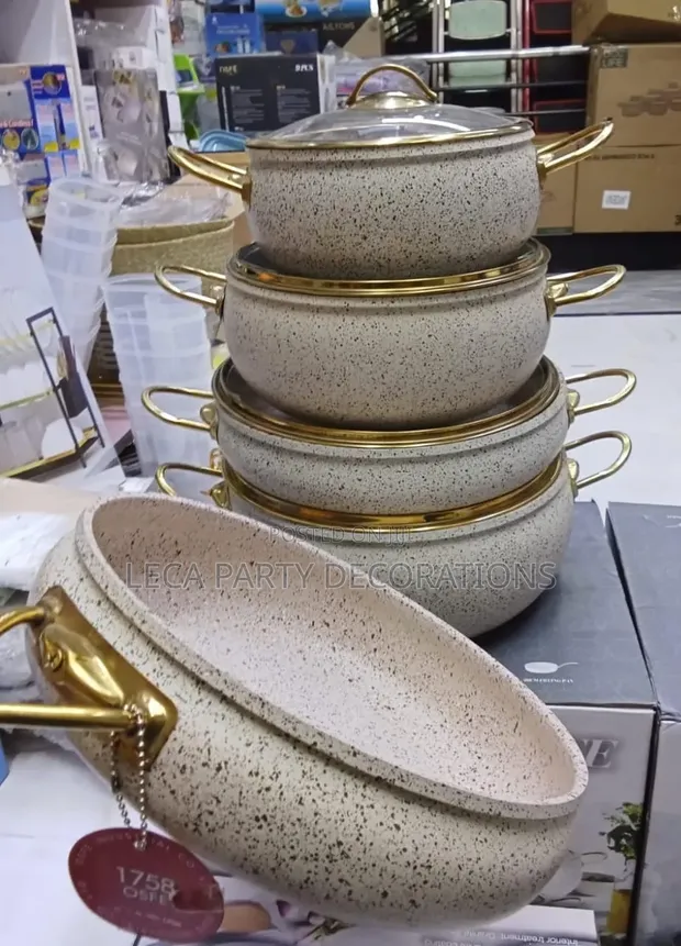 9-Piece Granite Coating Cookware Set - 1