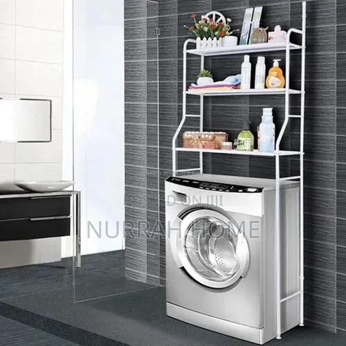 Space-Saving Washing Machine Storage Rack - 1