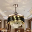 Luxury 2-in-1 Crystal Fandelier Ceiling Fan - 2