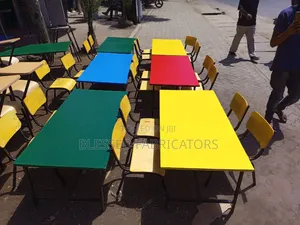 Kids 4 Chairs + Table Set