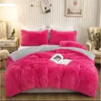 6pc Fluffy Warm Duvet Set 6x7 with Fleece Bedsheet - 2