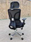 Kiti cha Ofisi cha Ergonomic cha Premium cha High-Back chenye Headrest/Lumbar Inayoweza Kurekebishwa - 2