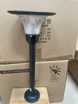 Solar-Powered LED Garden Bollard Light - 4
