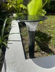 Solar-Powered LED Garden Bollard Light - 5