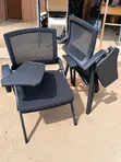 Modern Mesh Training Chair with Writing Tablet - 1