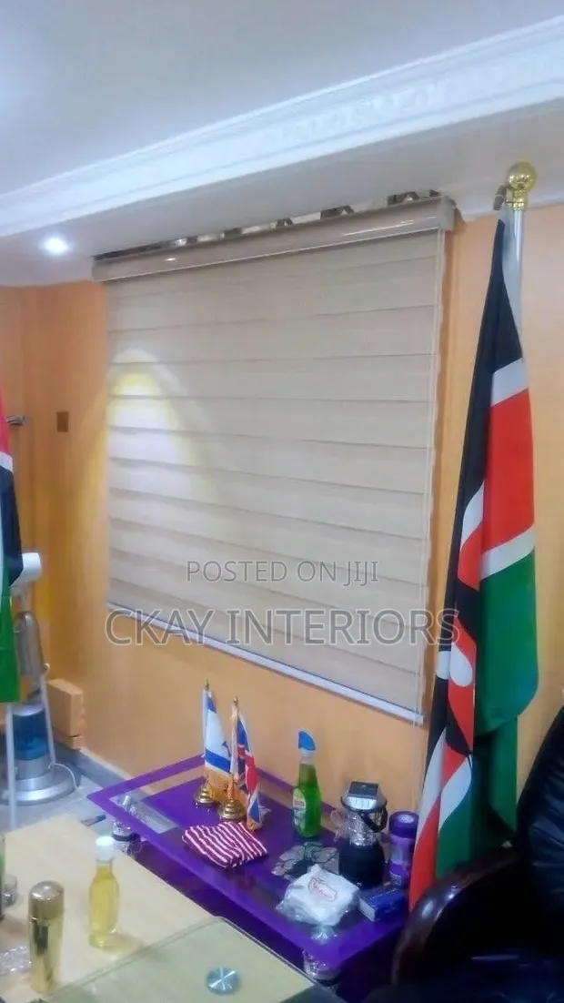 Office Window Blinds/Curtains - 1