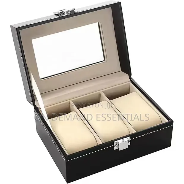 3 Slot Watch Organizer/Storage Box - 1